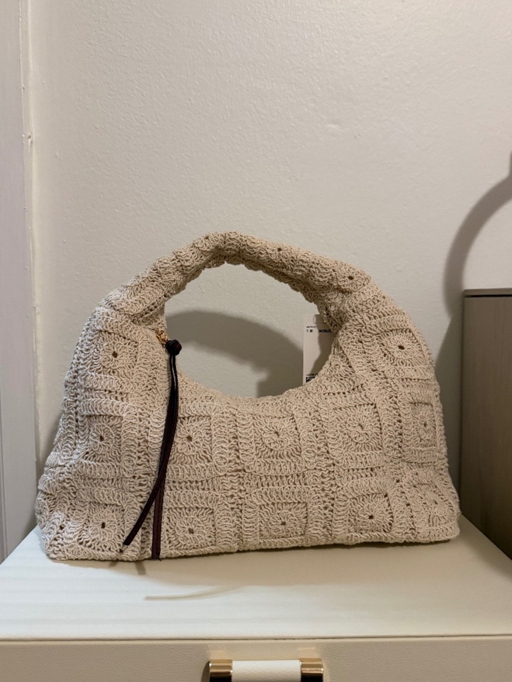 NWT - Knit Crochet Bag